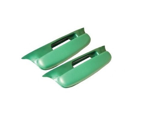 1957 Chevy Bel Air Upholstered Armrests, Green, Pair