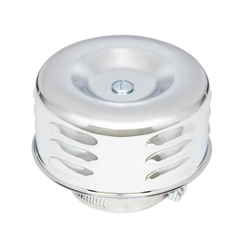 4" ROUND LOUVERED CHROME AIR CLEANER