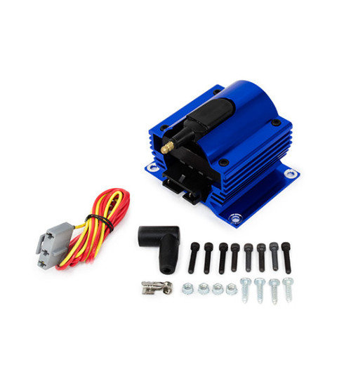 Ignition Coil - External- Core, 50K Volt, Blue