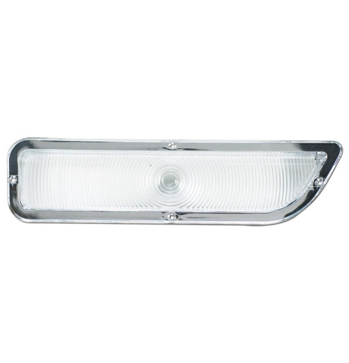 1962-1966 GMC Truck Parklight Lens With Rivets, R/H, Clear