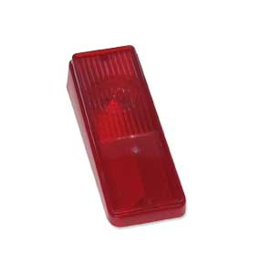 1967-1972 Chevy/GMC Truck Tail Light Lens L/R or R/H, Red, Plastic. Suburban or Panel