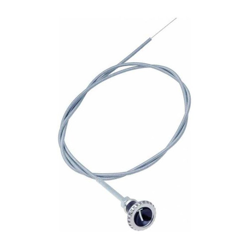 1960-1963 Chevy/GMC Truck Throttle Cable & knob Black & Polished Stainless Steel 66" Length