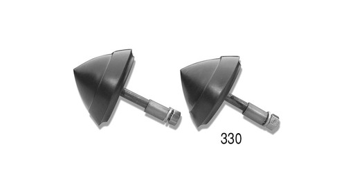 1957 Chevy Rubber Accessory Bumper Bullets, Pair (Best)