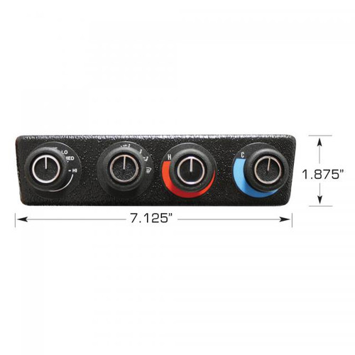 Gen II 4-Knob Base Under-Dash Control Panel