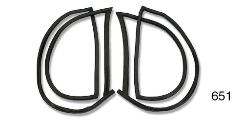 1955-1957 Chevy Rear Quarter Glass Weatherstrip Seal, Nomad