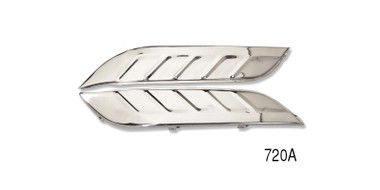 Pair Of Front Fender Gravel Guards / Stone Shields For 1956 Chevy – Classic Metal Protection