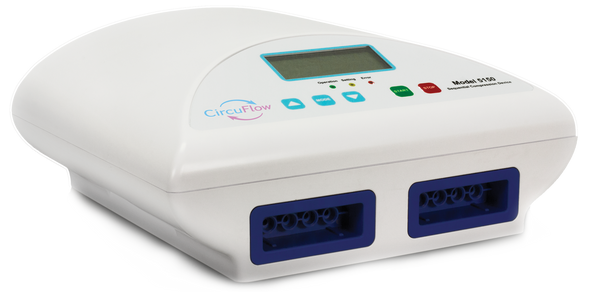 Devon CircuFlow 4 Chamber  Lymphedema Pump, Two Leg Sleeves Included