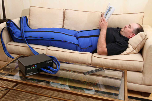 Bio Compression Bilateral Vest, Truncal Pants, Sequential Lymphedema Pump for Complete Therapy