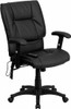 Mid Back LeatherSoft Office Massage Chair [BT-2770P-GG] -1