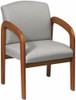 Office Guest Chair with Multi Wood Finish [WD380] -1