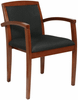 Office Star Upholstered Wooden Guest Chair [KEN-1291] -1