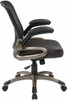 Screen Back Mesh Office Chair with Eco Leather Seat [EM35201] -4