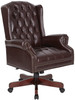 Vinyl Wing Back Chair [TEX220] -1