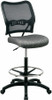 Air Grid Mesh Drafting Chair with Fabric Seat [13-7N20D] -1