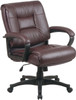 Mid Back Glove Soft Leather Office Chair [EX5161] -3