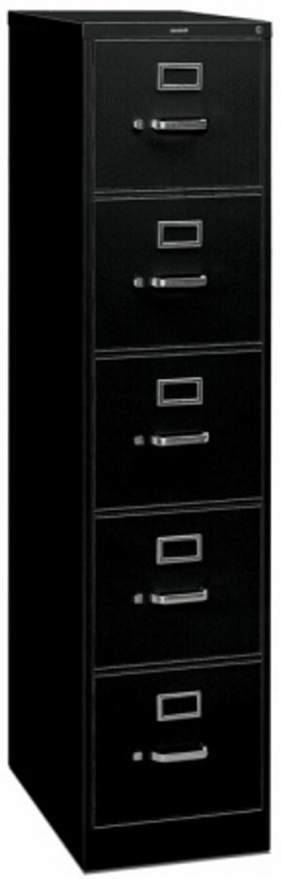 Vertical File Cabinets - HON 5 Drawer Vertical File Cabinet with Lock  [315CP]