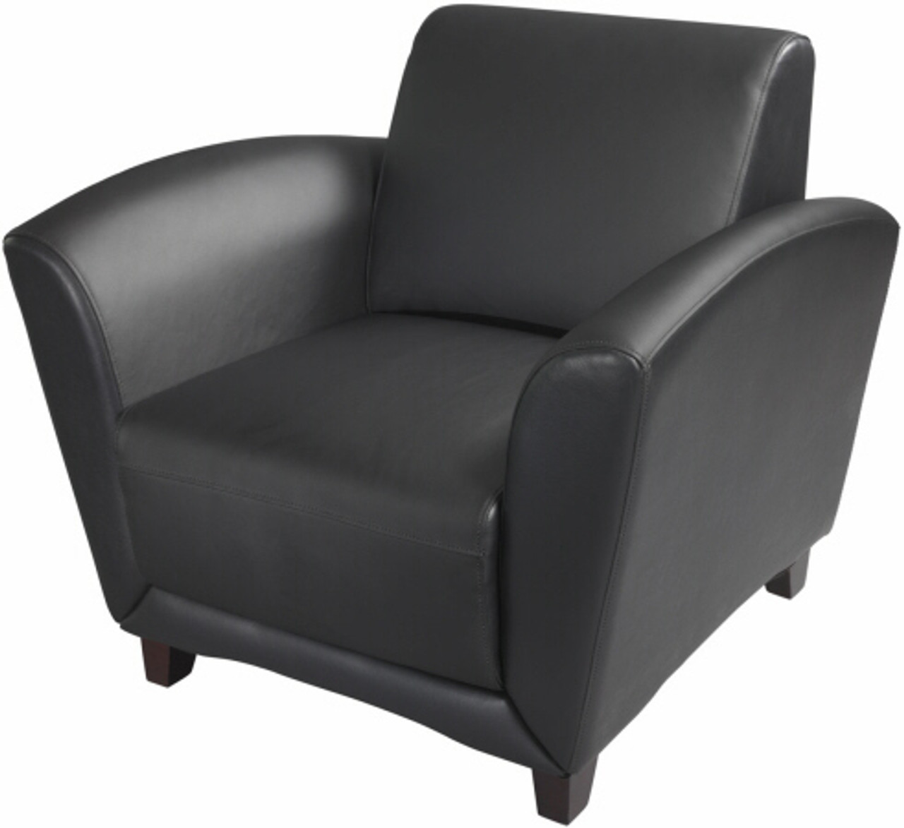 Reception Chairs Mayline Aspire Series Leather Reception Chair