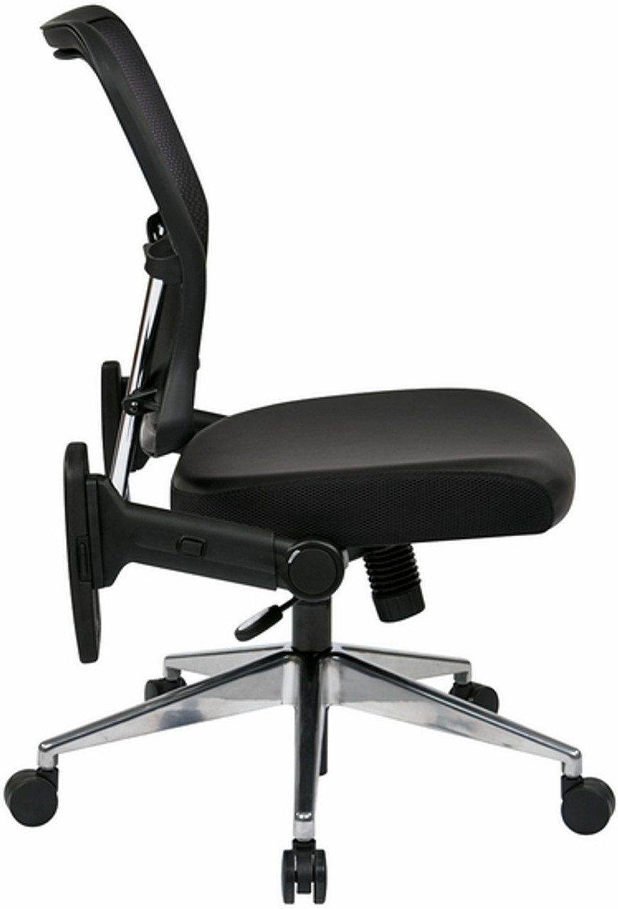 folding arm mesh office chair