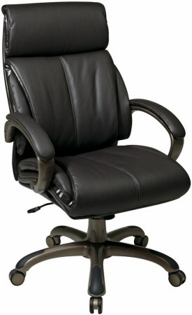 Office Star Executive Faux Leather Office Chair [ECH68801]
