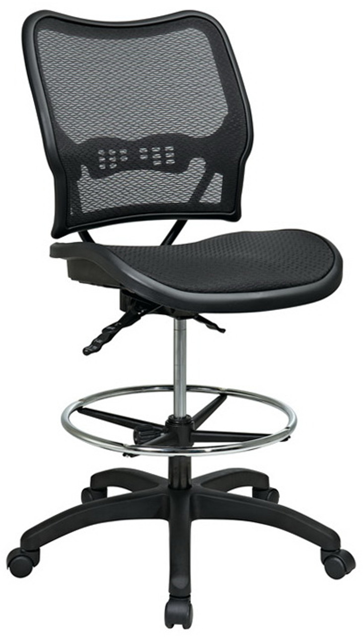 Office Star Air Grid Mesh Drafting Chair 13 77n30d
