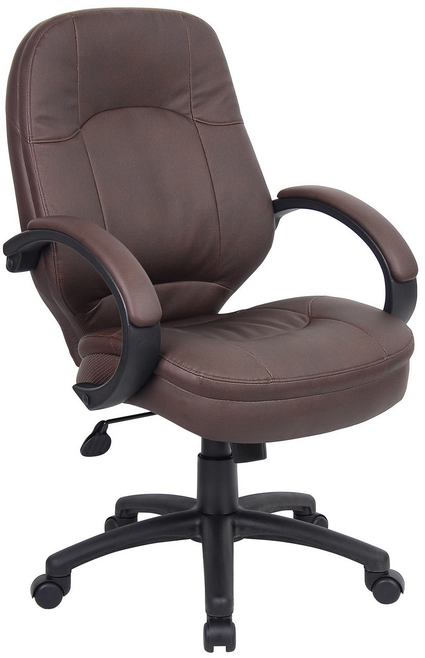 Boss Plush LeatherPlus Conference Chair B726