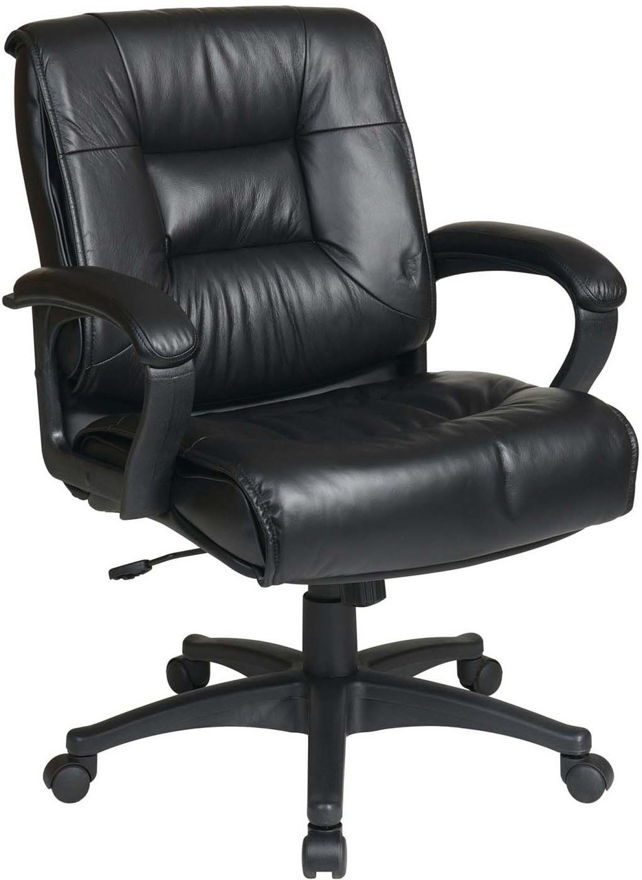 Mid Back Glove Soft Leather Office Chair EX5161