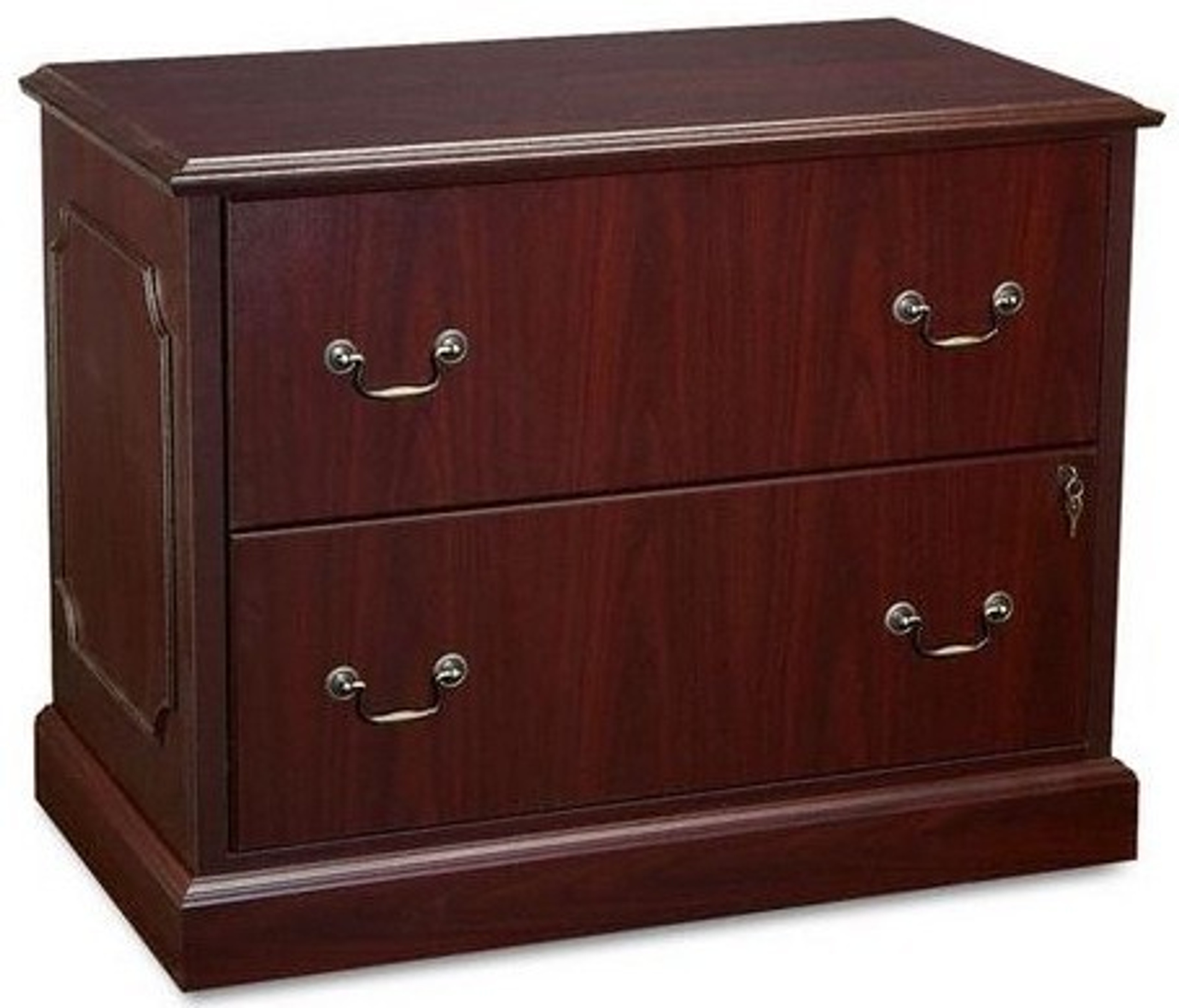 1 Drawer Filing Cabinet   Hon 2 Drawer Lateral Wood Finish File Cabinet 94223 Nn 1  13208.1425342294 