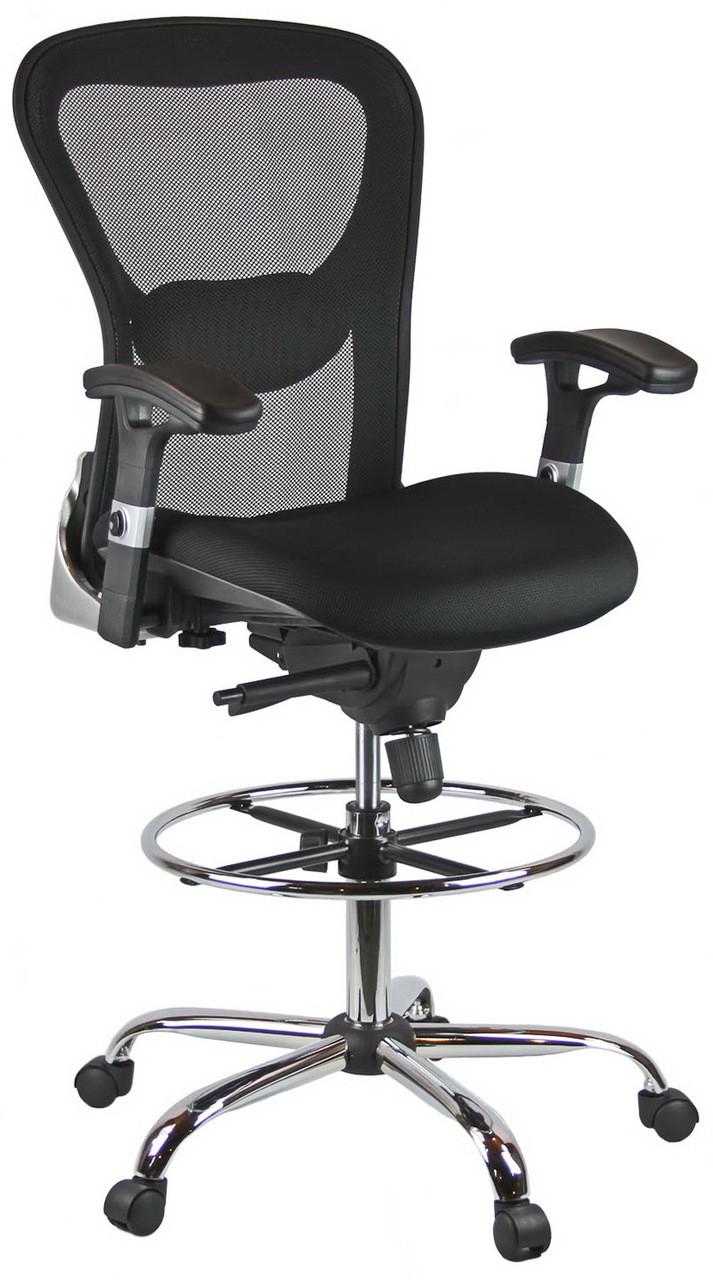Harwick Adjustable Leather Drafting Chair 100KL