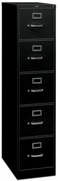 HON 5 Drawer Vertical File Cabinet with Lock [315P] -1