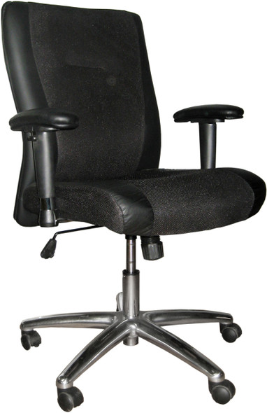 Mayline Mercado Leather Mid Back Executive Office Chair [2522]-1