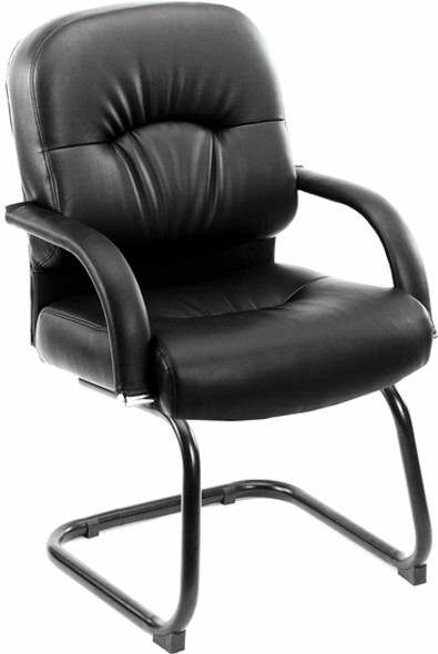 Boss Pillow Back Vinyl Guest Chair [B7409] -1