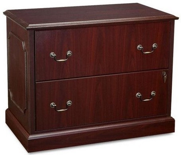 HON 2 Drawer Lateral Wood Finish File Cabinet [94223-NN] -1