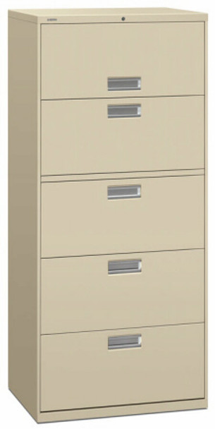 30" 5 Drawer HON 600 Lateral File Cabinet [675L] -1