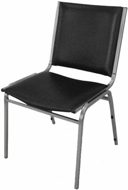 Lorell Armless Vinyl Stacking Chairs [62502] -1