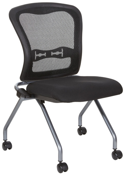 Office Star Armless Folding Mesh Chairs [84220] -1