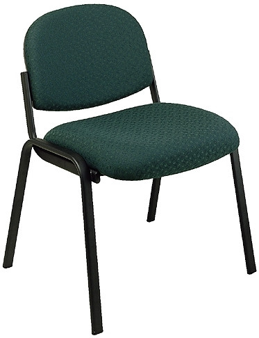 Armless Fabric Reception Chair [EX31] -1