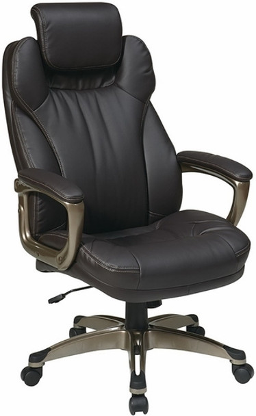 Eco Leather Office Chair with Built-In Headrest [ECH85801] -1