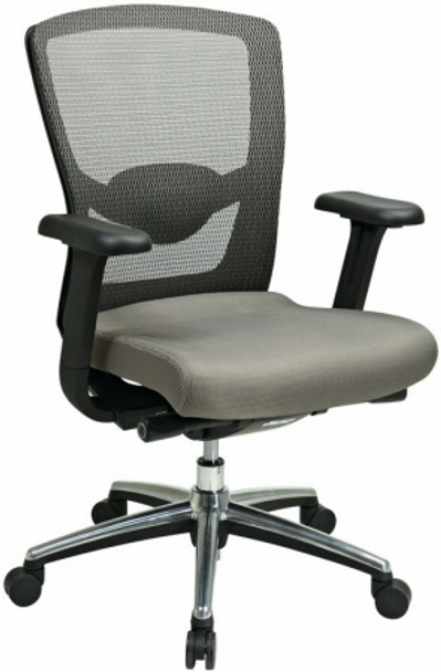 Gray ProGrid™ High Back Mesh Office Chair [511342AL] -1