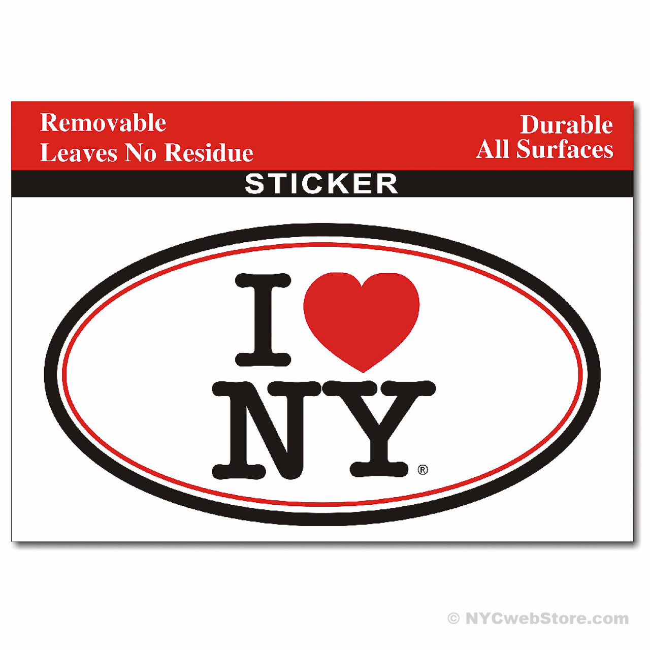 ny♡① I Love NY Sticker