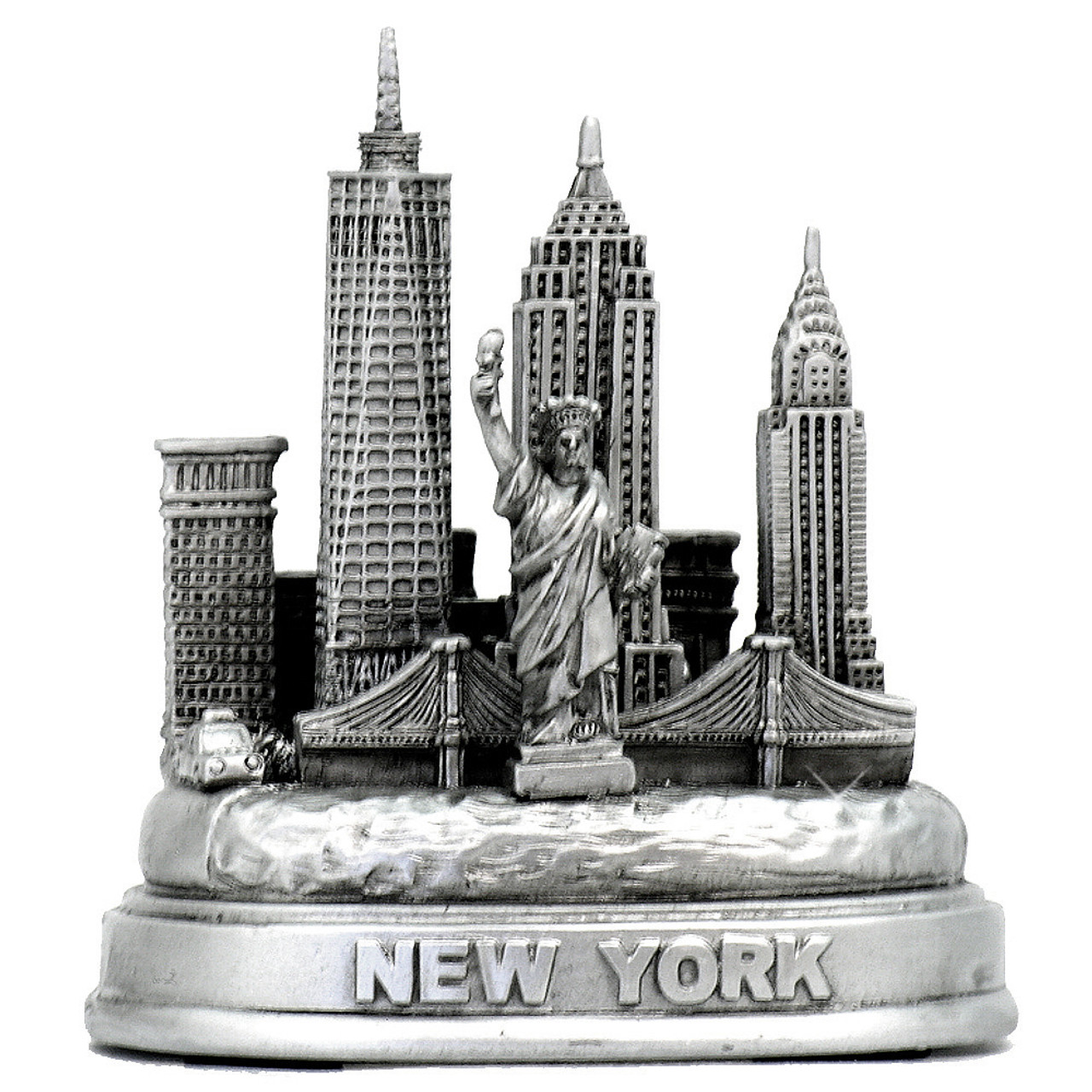 Nyc Silver Skyline 3d Model