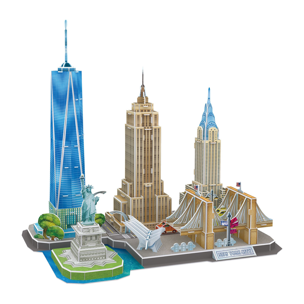 New York City Puzzle 3d Skyline With 123 Pieces