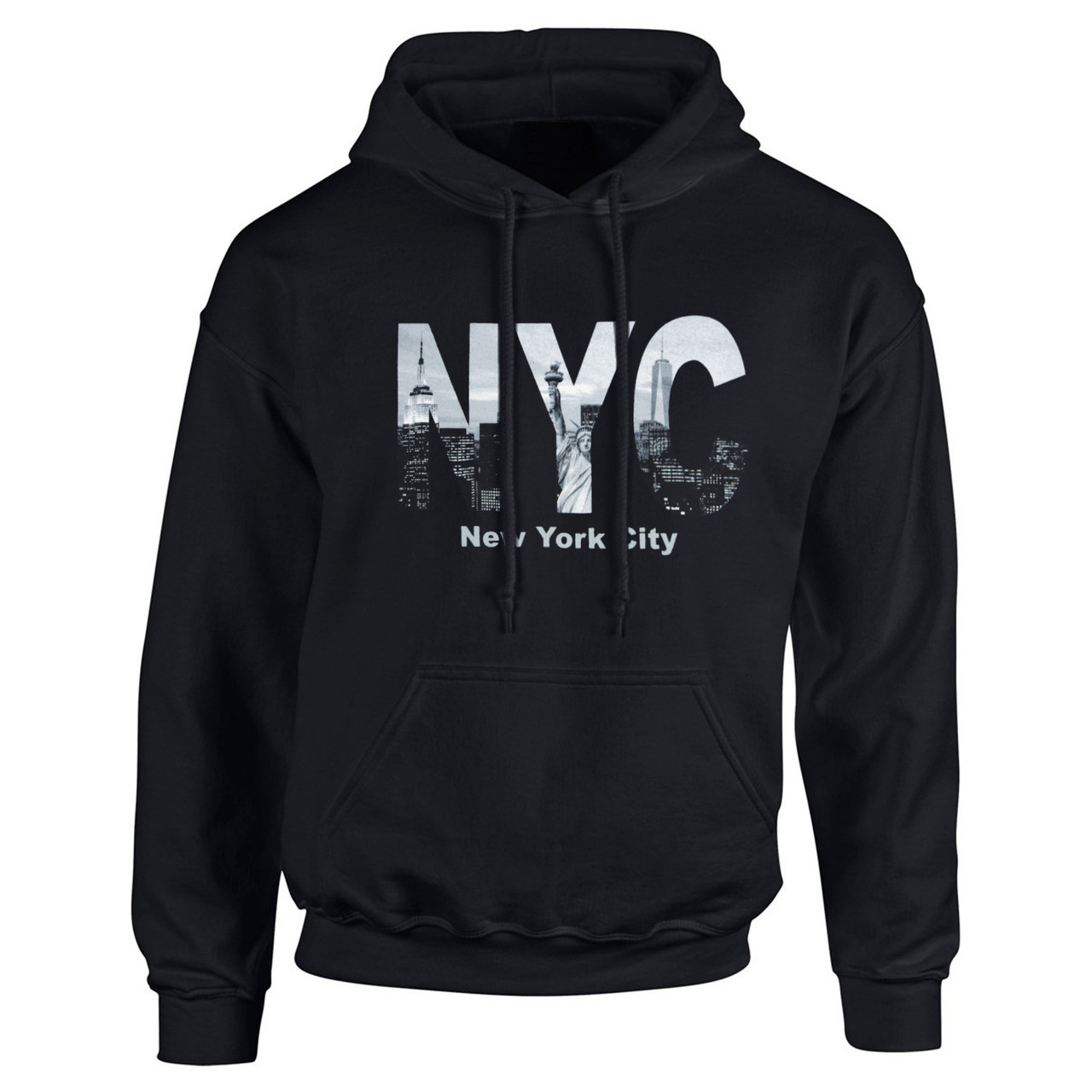 NYC Hooded Sweatshirt Skyline