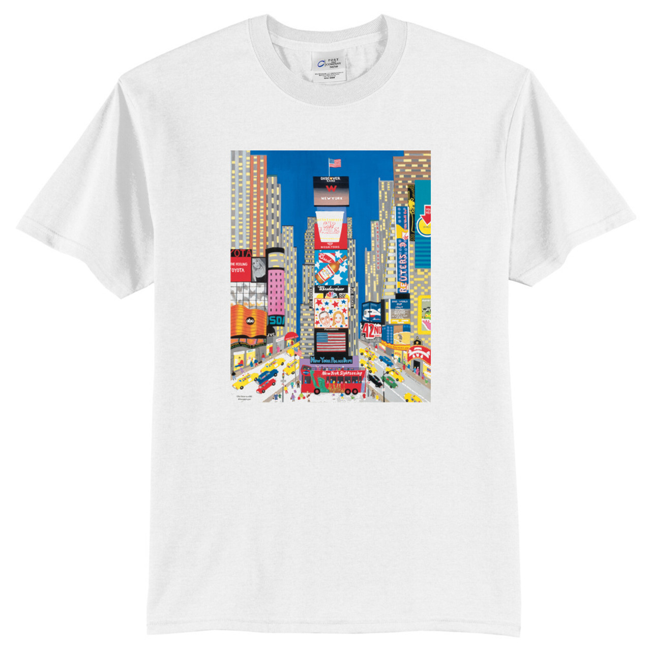 Lyrical udstrømning afskaffet Times Square Art Scene Youth T-Shirt