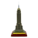 11" Empire State Building w/ Wood Base