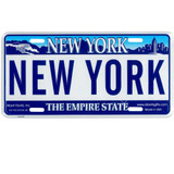 New York License Plate, Novelty Souvenir New York City License Plate