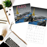 2025 Paris Calendar, Paris Glitz Wall Calendar
