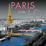 2025 Paris Calendar, Paris Glitz Wall Calendar