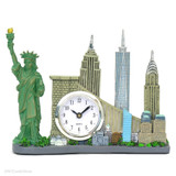 New York City skyline clock souvenirs