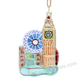 London Glass Collage Ornament