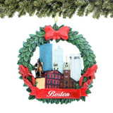 Boston Wreath Ornament